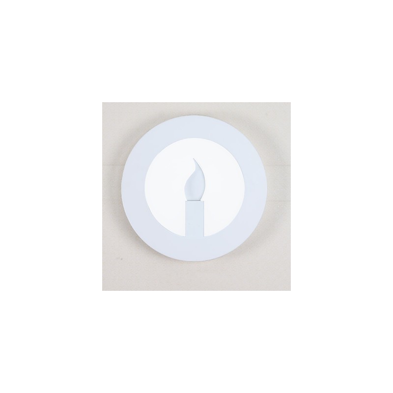 Lámpara de pared con función de pintura contemporánea moderna integrada para luz ambiental.