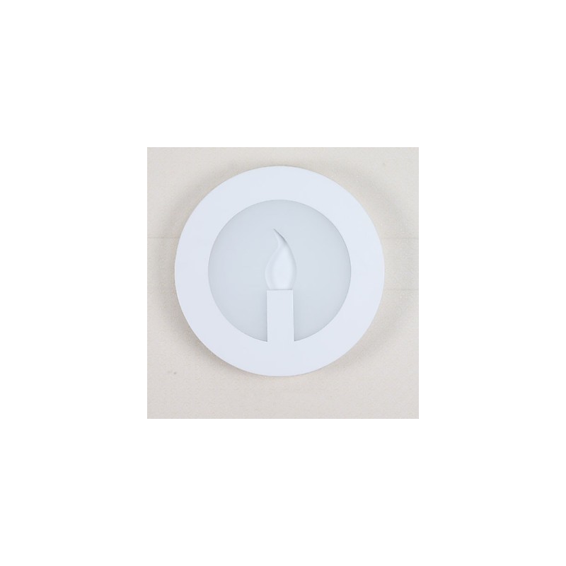 Lámpara de pared con función de pintura contemporánea moderna integrada para luz ambiental.