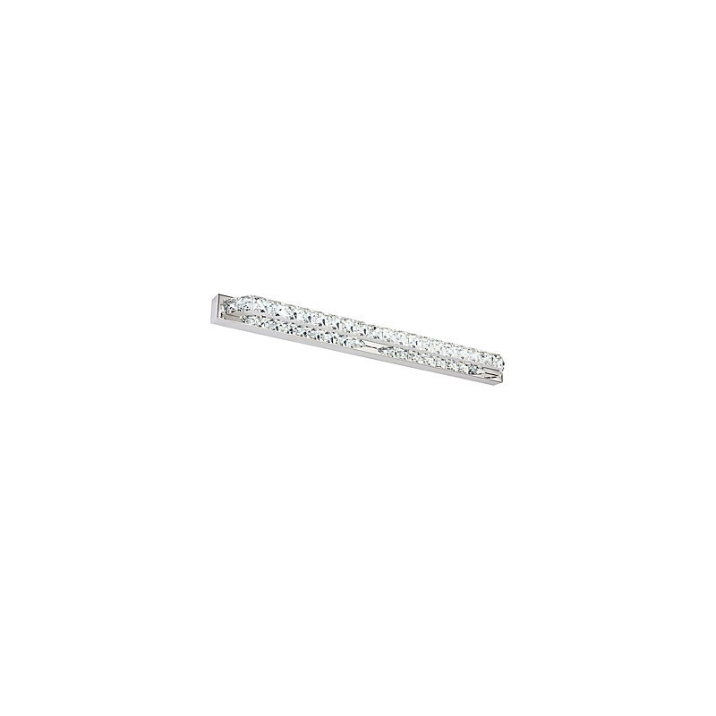 Lámpara de espejo larga de alta calidad para baño, lámpara de pared de metal y cristal.