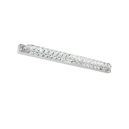 Lámpara de espejo larga de alta calidad para baño, lámpara de pared de metal y cristal. Lámpara de espejo larga de alta calidad para baño, lámpara de pared de metal y cristal.
