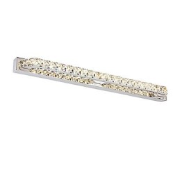 Lámpara de espejo larga de alta calidad para baño, lámpara de pared de metal y cristal.