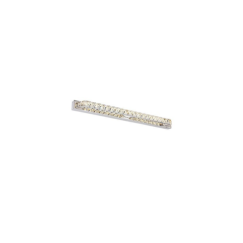 Lámpara de espejo larga de alta calidad para baño, lámpara de pared de metal y cristal.
