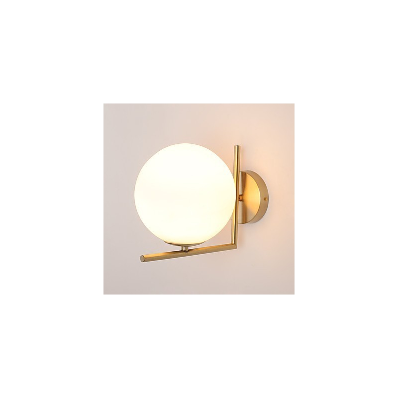 Aplique de pared moderno y contemporáneo con acabado galvanizado para iluminación de arco.