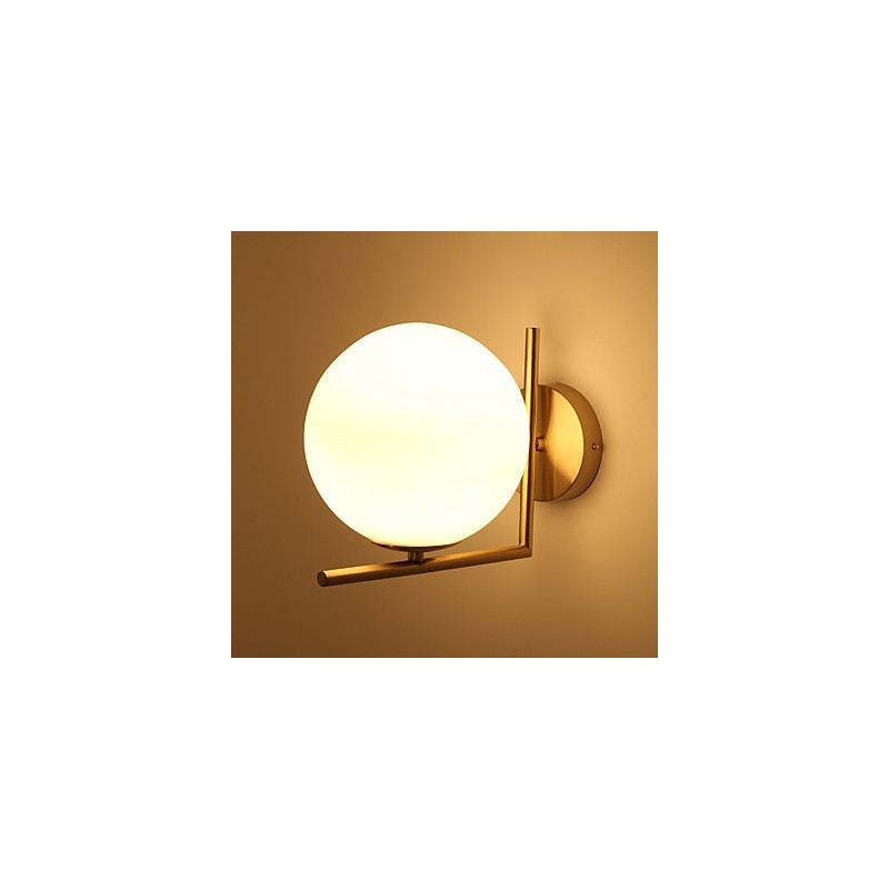 Aplique de pared moderno y contemporáneo con acabado galvanizado para iluminación de arco.