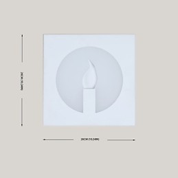 Apliques de pared modernos contemporáneos integrados para luz ambiental Lámpara de pared
