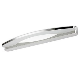 Lámpara de pared de metal contemporánea con iluminación de baño moderna y súper larga