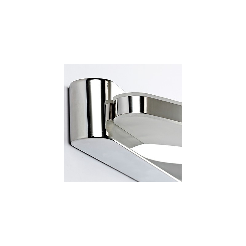 Lámpara de pared de metal contemporánea con iluminación de baño moderna y súper larga