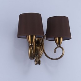 Apliques de pared con luz empotrada, clásicos tradicionales, galvanizados, para protección ocular.