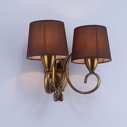 Apliques de pared con luz empotrada, clásicos tradicionales, galvanizados, para protección ocular.