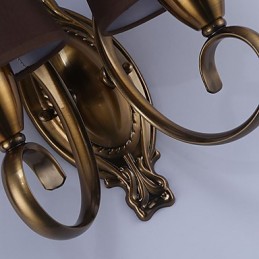 Apliques de pared con luz empotrada, clásicos tradicionales, galvanizados, para protección ocular.