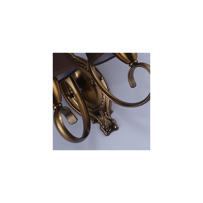 Apliques de pared con luz empotrada, clásicos tradicionales, galvanizados, para protección ocular.