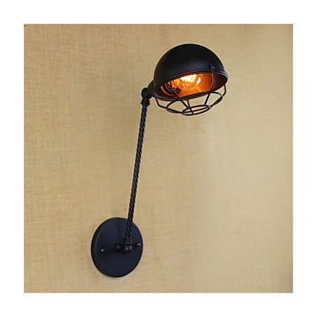 Lámparas de pared con luz descendente y protección ocular de estilo mini con pintura retro campestre Lámparas de pared con luz descendente y protección ocular de estilo mini con pintura retro campestre