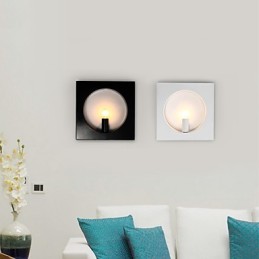 Apliques de pared con luz ambiental de estilo mini con pintura contemporánea moderna