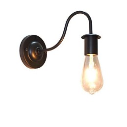 Aplique de pared con luz empotrada, pintura clásica tradicional rústica de Lodge