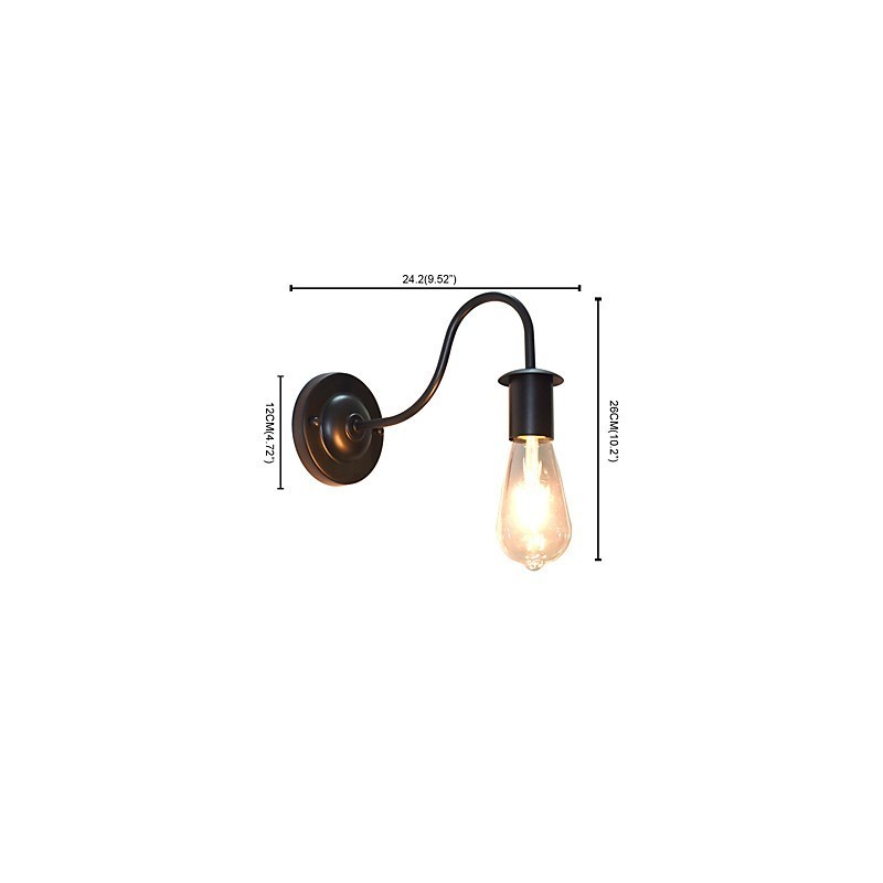 Aplique de pared con luz empotrada, pintura clásica tradicional rústica de Lodge