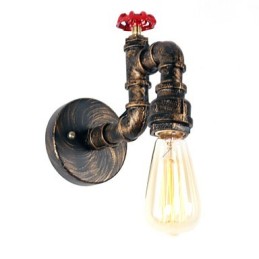 Apliques de pared con luz descendente de estilo mini, estilo rústico contemporáneo, estilo campestre, pintura retro