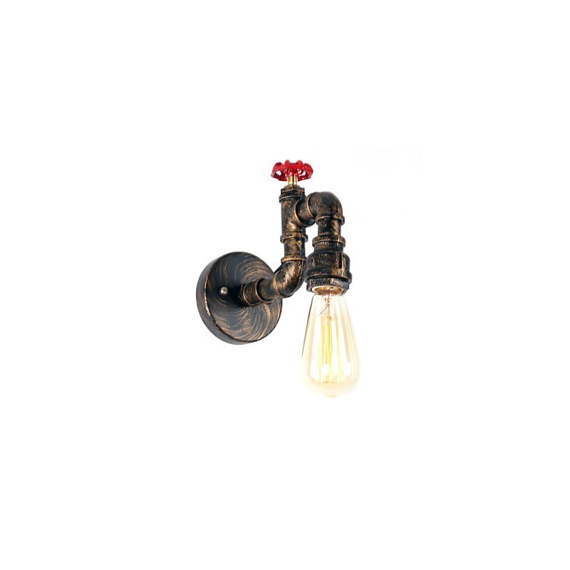 Apliques de pared con luz descendente de estilo mini, estilo rústico contemporáneo, estilo campestre, pintura retro