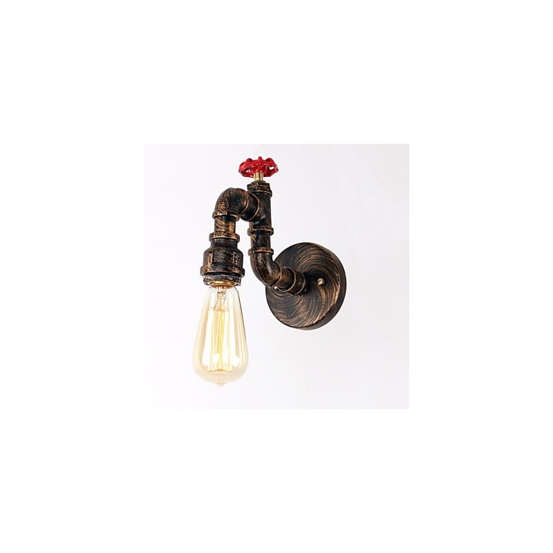 Apliques de pared con luz descendente de estilo mini, estilo rústico contemporáneo, estilo campestre, pintura retro