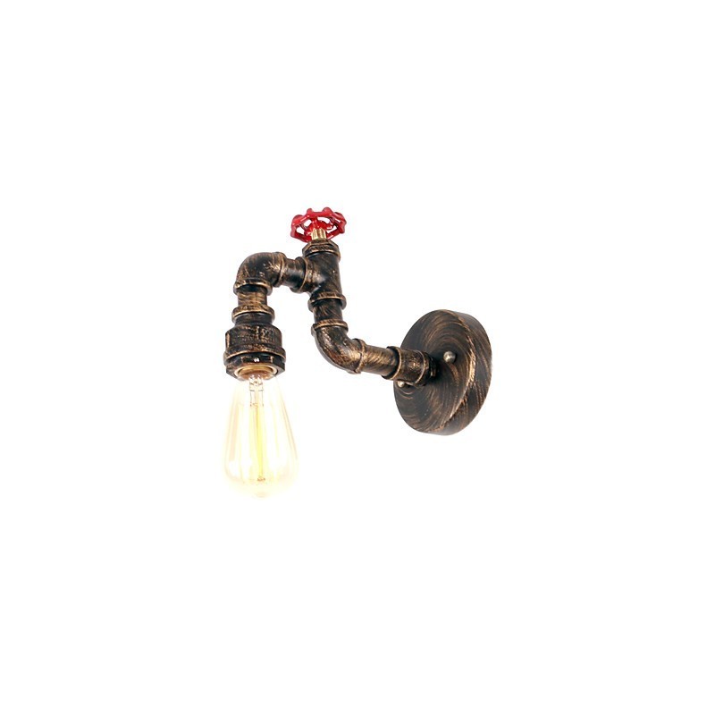Apliques de pared con luz descendente de estilo mini, estilo rústico contemporáneo, estilo campestre, pintura retro