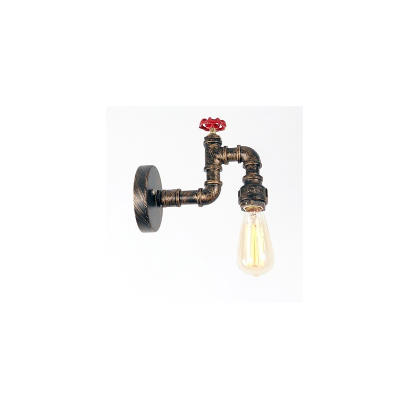 Apliques de pared con luz descendente de estilo mini, estilo rústico contemporáneo, estilo campestre, pintura retro