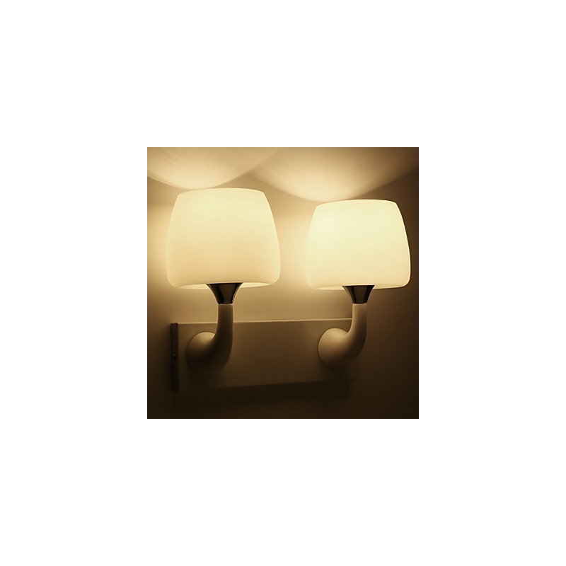 Apliques de pared con luz ambiental y protección ocular con pintura contemporánea moderna