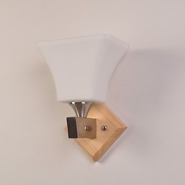 Pintura campestre contemporánea moderna para apliques de pared con iluminación ascendente.