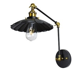 Lámpara de pared con pintura clásica tradicional rústica tipo cabaña para luces de pared empotradas.
