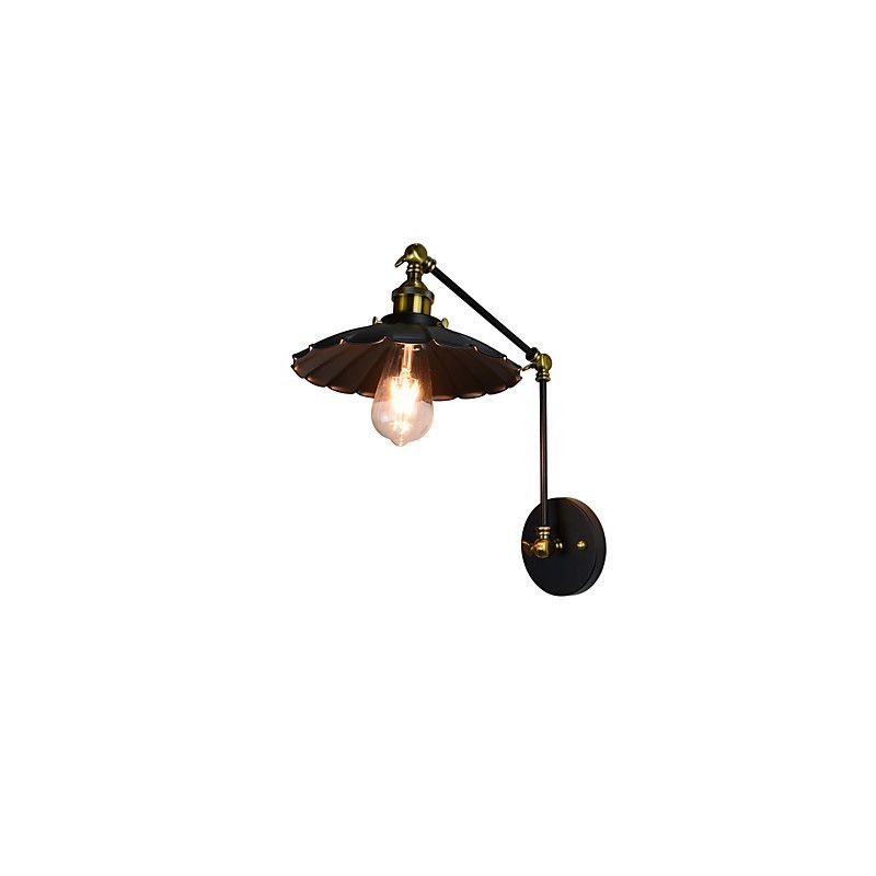 Lámpara de pared con pintura clásica tradicional rústica tipo cabaña para luces de pared empotradas.