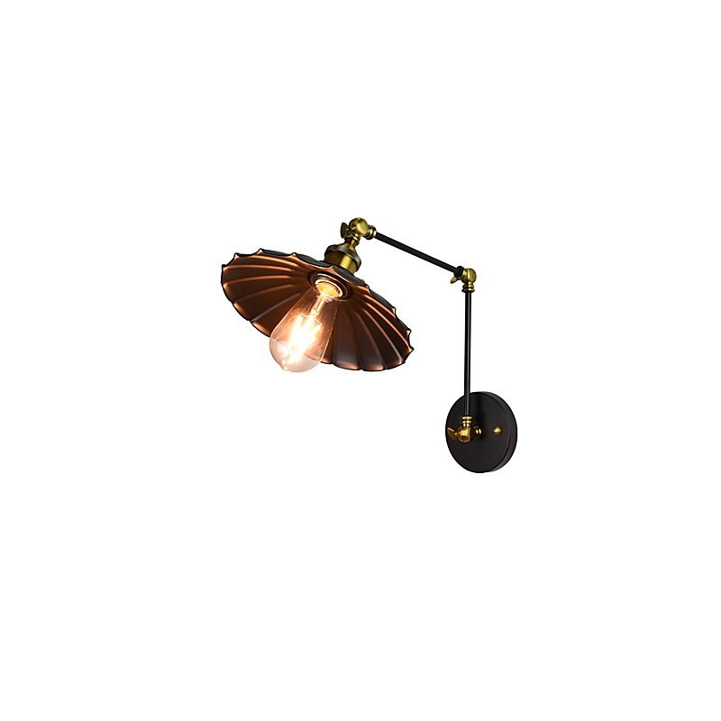 Lámpara de pared con pintura clásica tradicional rústica tipo cabaña para luces de pared empotradas.