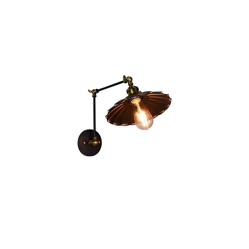 Lámpara de pared con pintura clásica tradicional rústica tipo cabaña para luces de pared empotradas.