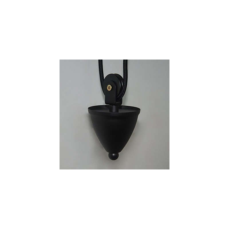 Lámpara de pared de estilo rústico americano retro creativa Lámpara de pared de polea de madera