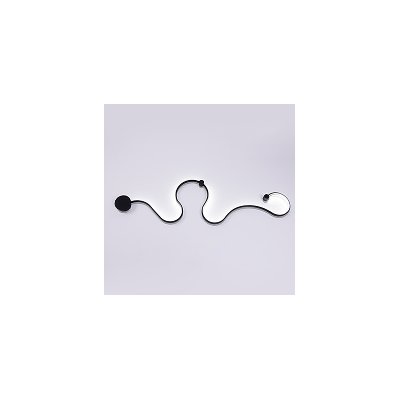 Apliques de pared modernos y contemporáneos de aluminio para dormitorio, escalera, sala de estar.