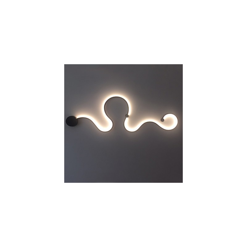 Apliques de pared modernos y contemporáneos de aluminio para dormitorio, escalera, sala de estar.
