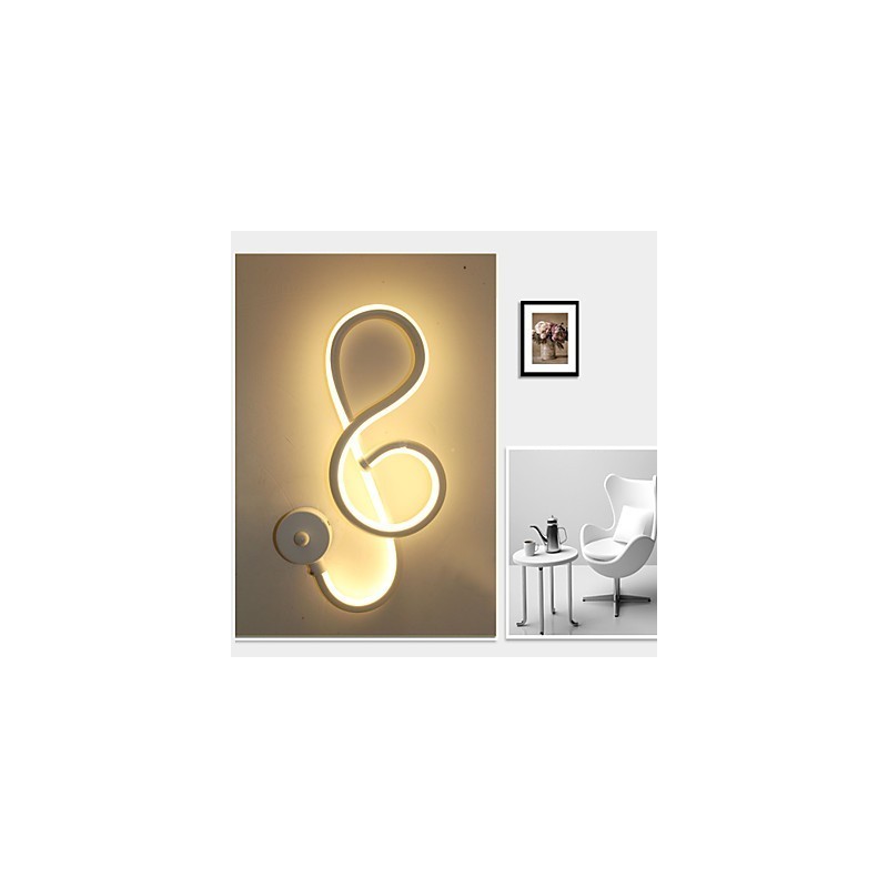 Lámpara de pared con barra de luz creativa moderna y sencilla para pasillo, lámpara empotrada para dormitorio, lámpara de noche, lámpara de aluminio