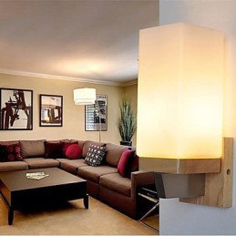 Apliques de pared modernos y contemporáneos para iluminación ascendente.