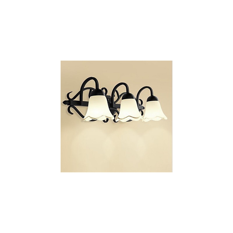 Lámpara de pared con luz ambiental de estilo retro campestre para proteger los ojos