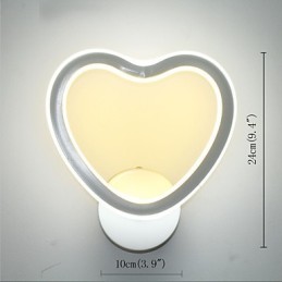 Lámpara de pared minimalista moderna para sala de estar, fondo de pared, dormitorio, mesita de noche, pasillo, creativa, de aluminio, de moda.
