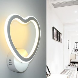 Lámpara de pared minimalista moderna para sala de estar, fondo de pared, dormitorio, mesita de noche, pasillo, creativa, de aluminio, de moda.