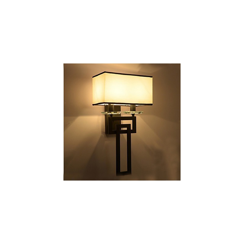 Pintura contemporánea moderna integrada para apliques de pared con luz ambiental.