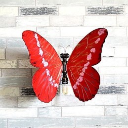 Pintura contemporánea moderna integrada para apliques de pared con luz ambiental.