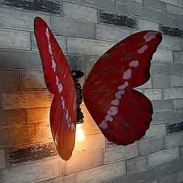 Pintura contemporánea moderna integrada para apliques de pared con luz ambiental.