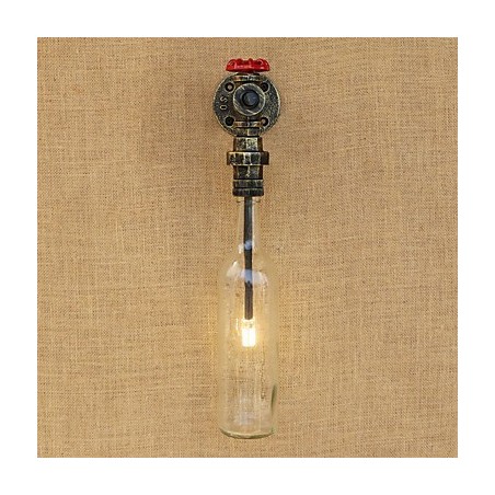 Lámpara de bronce antiguo estilo retro campestre para protección ocular de estilo mini, luz ambiental Lámpara de bronce antiguo estilo retro campestre para protección ocular de estilo mini, luz ambiental