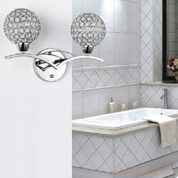 La simplicidad de la lámpara de cristal moderna: lámpara de noche creativa de moda para dormitorio, comedor, pasillo y luces