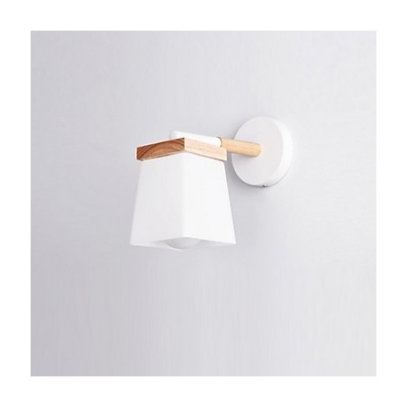 Lámpara de pared con pantalla de vidrio cuadrada para dormitorio, moderna, con luz ambiental, apliques de pared Lámpara de pared con pantalla de vidrio cuadrada para dormitorio, moderna, con luz ambiental, apliques de pared