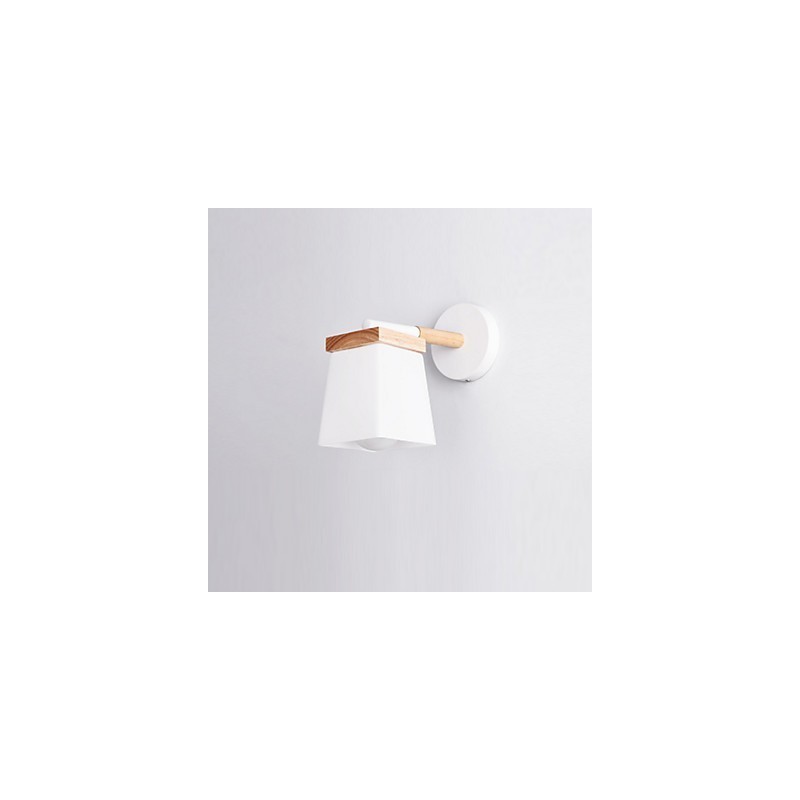 Lámpara de pared con pantalla de vidrio cuadrada para dormitorio, moderna, con luz ambiental, apliques de pared
