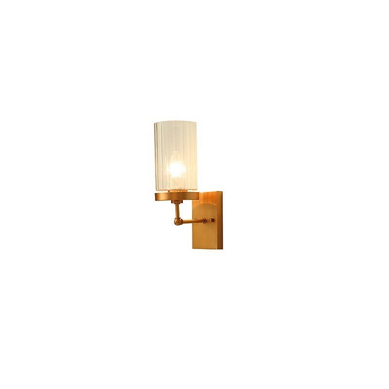 Aplique de pared de latón clásico tradicional de estilo campestre para iluminación ascendente de estilo mini.