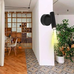 Apliques de pared con luz descendente de estilo mini con protección ocular y función retro antigua