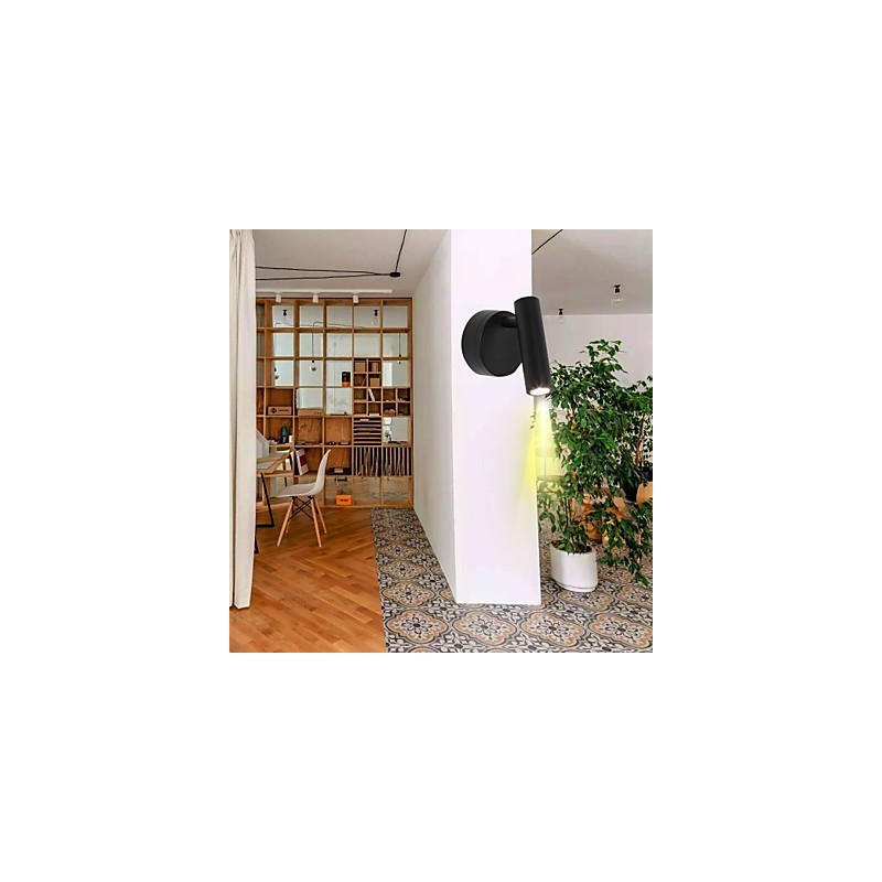 Apliques de pared con luz descendente de estilo mini con protección ocular y función retro antigua