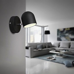 Apliques de pared con luz ambiental contemporánea moderna y característica