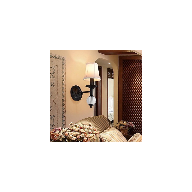 Apliques de pared vintage con iluminación ascendente y acabado galvanizado